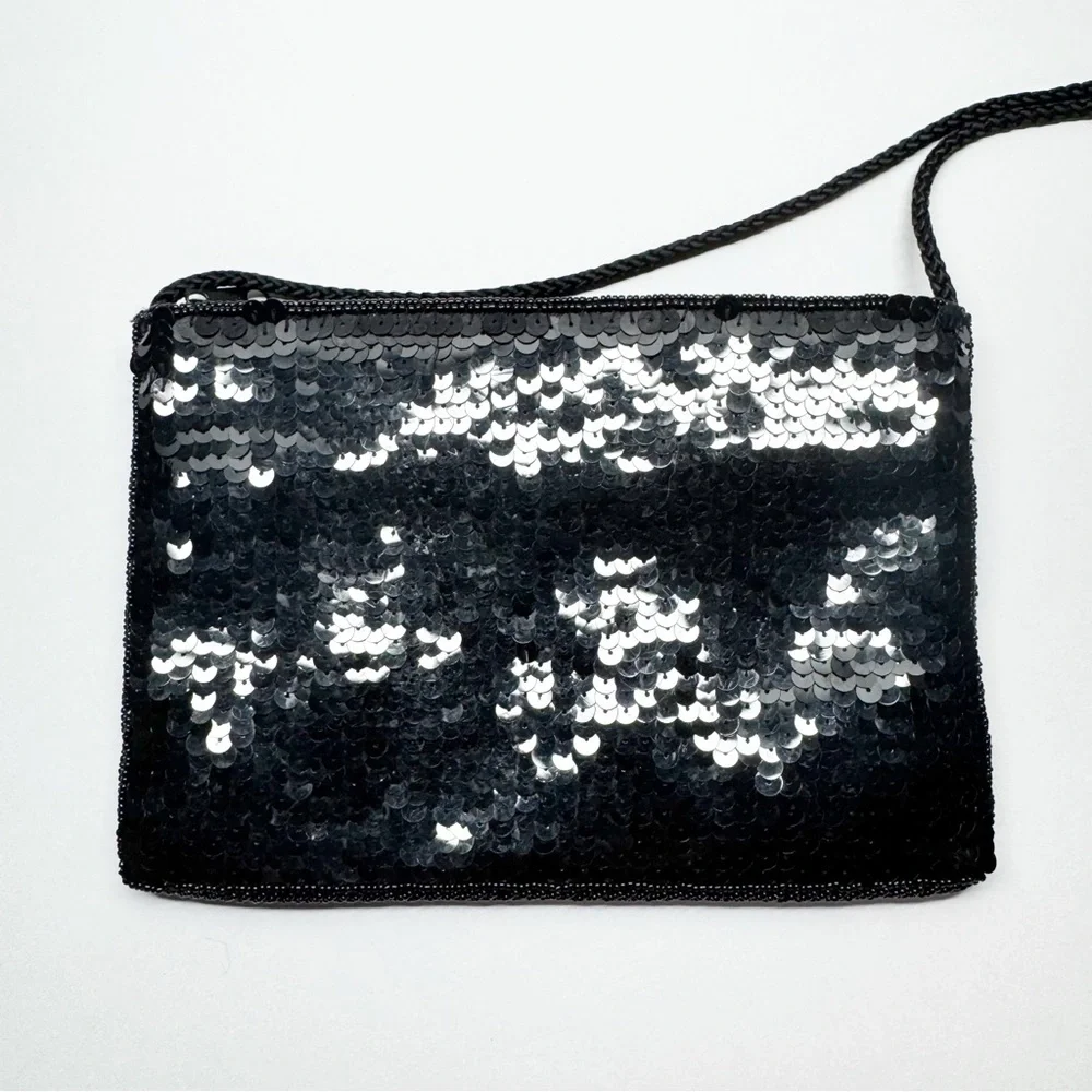 Vintage Carla Marchi Sequin Beaded Crossbody